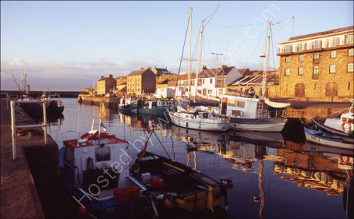Burghead Harbour.